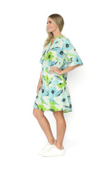 Women's Dresses | Maya Button V Neck Layer Dress | ONE SUMMER