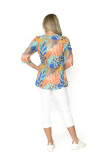 Women's Dresses | Tina V neck Pleated 3/4 Sleeve Dress | ONE SUMMER