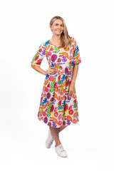 Women's Dresses | Yvonne Round Neck Dress | ONE SUMMER