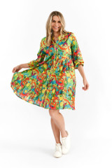 Women's Dresses | Vivian V Neck Shirt Dress | ONE SUMMER