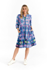 Women's Dresses | Vivian V Neck Shirt Dress | ONE SUMMER