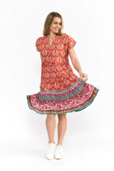 Women's Dresses | Leela V Neck Mini Dress | ONE SUMMER