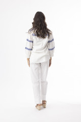 Women's Top | Embroidered Essentials Top | ORIENTIQUE