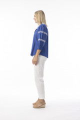 Women's Top | Embroidered Essentials Top | ORIENTIQUE