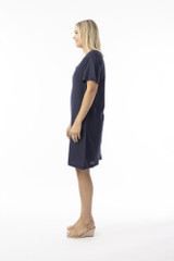 Women's Dresses |  Linen Essentials Shift Dress | ORIENTIQUE