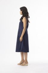 Women's Dresses |  Bengalene Sleeveless Pleated Dress | ORIENTIQUE