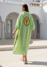 KL950 Shirt Dress in Lime by KIIK LUXE*