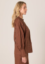 Women’s Tops | Aven Embroidered Blouse | Fate & Becker 