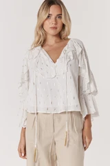 Women's Top | Delia Ruffle Top | Fate + Becker