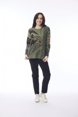 Women's Top | Keqioa Patch Top | ORIENTIQUE