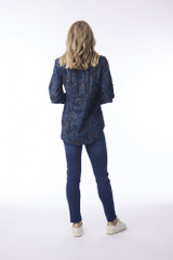 Women's Top | Tabriz Waist Seam Shirt  | ORIENTIQUE