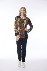 Women's Top | Dagomba Patch Top | ORIENTIQUE