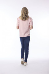 Women's Top | Crew Neck Knit T-Shirt  | ORIENTIQUE