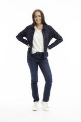 Women's Pants | Denim Straight Leg Jeans | ORIENTIQUE