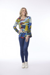 Women's Top | Contemporary Crew LS T-Shirt  | ORIENTIQUE