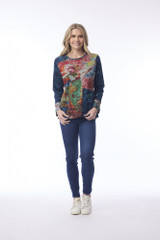 Women's Top | Nippori Patch Top | ORIENTIQUE