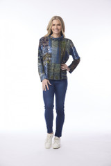 Women's Top | Isfahan Cowl Top | ORIENTIQUE