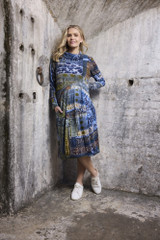 Women's Dresses | Isfahan Bubble Panel Dress | ORIENTIQUE