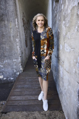 Women's Dresses | Dagomba Patch Dress | ORIENTIQUE