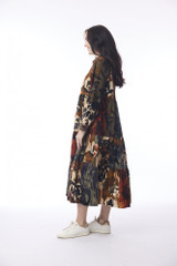 Women's Dresses | Dagomba Maxi Collar Dress | ORIENTIQUE