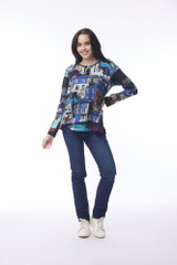 Women's Top | Contemporary Crew LS T-Shirt  | ORIENTIQUE