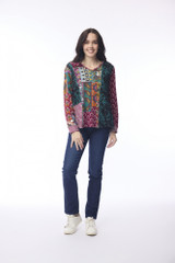 Women's Top | Prato Patch Top | ORIENTIQUE
