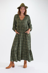 Women's Dress | OHIO Maxi Dress | OMBAK DESIGNS
