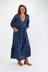 Women's Dress | OHIO Maxi Dress | OMBAK DESIGNS