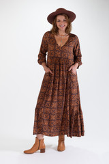 Women's Dress | OHIO Maxi Dress | OMBAK DESIGNS