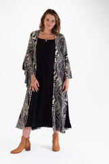 Women's Jackets | DKML Long Kimono | OMBAK DESIGNS