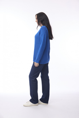 Women's Jumper | Waffle Knit Jumper | ORIENTIQUE