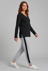 Women's Tops | Jerico V Neck Tee  | ALIBI