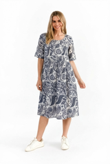 Women's Dresses | Yvonne Round Neck Dress | ONE SUMMER