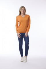 Women's Vest | V Neck Knit Jumper | ORIENTIQUE

