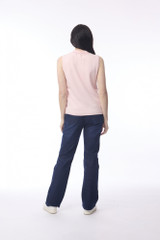 Women's Vest | High Neck Knit Vest | ORIENTIQUE

