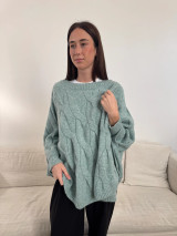 Women's Knits| Chunky Oversized Poncho Knit | CINNEMON CREATIONS