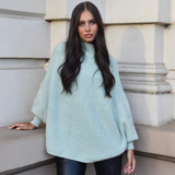 Women's Knits| Oversized Poncho Knit | CINNEMON CREATIONS