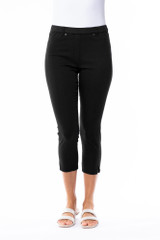 Women's Pant | Capri Stretch Denim Jegging | Cafe Latte