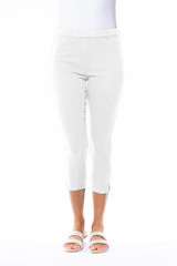 Women's Pant | Capri Stretch Denim Jegging | Cafe Latte