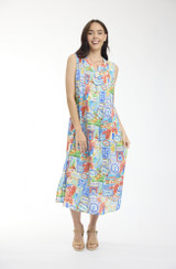 Women's Dresses | 50yrs Travel Godet Dress | ORIENTIQUE