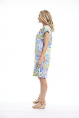 Women's Dresses | 50yrs Travel Reversible Short Sleeve Dress | ORIENTIQUE