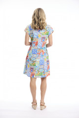 Women's Dresses | 50yrs Travel Reversible Short Sleeve Dress | ORIENTIQUE