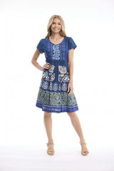 Women's Dresses | Liberte Bib Pockets Dress | ORIENTIQUE