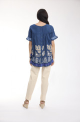 Women's Top | Liberte Frill Top | ORIENTIQUE