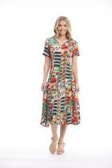 Women's Dresses | Gambetta Godet Dress | ORIENTIQUE