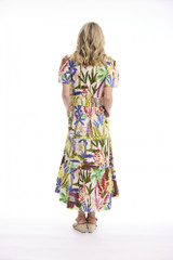 Women's Dresses | Paloma Maxi Short Sleeve Dress | ORIENTIQUE