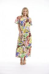 Women's Dresses | Paloma Maxi Short Sleeve Dress | ORIENTIQUE