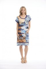 Women's Dresses | Nanjing Patch Dress | ORIENTIQUE