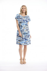 Women's Dresses | Nanjing Reversible Short Sleeve Dress | ORIENTIQUE
