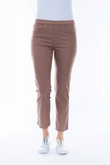 Women's Pant | 7/8 Stretch Denim Pants | Cafe Latte